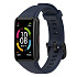 Ремешок - Honor Band 6 силикон на кнопке (blue)