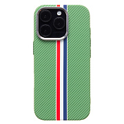 Чехол-накладка Luxo Creative PC  для "Apple iPhone 16 Pro" (131) (green/multicolor)