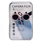 Защитное стекло для камеры - CG01 для "Apple iPhone 15/Apple iPhone 15 Plus" (pink)