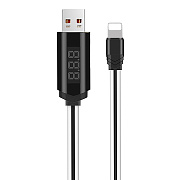 Кабель USB - Apple lightning Hoco U29  100см 2A  (white)