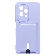 Чехол-накладка - SC304 с картхолдером для "Honor 200 lite" (light violet) (232712)