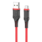 Кабель USB - micro USB Borofone BX67 12W 100см 2,4A  (red)