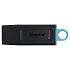 Флэш накопитель USB 64 Гб Kingston DataTravele Exodia 3.2 (black/light blue)