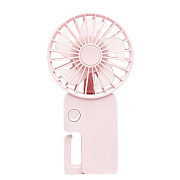 Вентилятор - портативный YM88217 (1 режим, 250 mah) (pink) (240297)