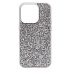 Чехол-накладка - PC071 POSH SHINE для "Apple iPhone 14 Pro" россыпь кристаллов (silver)