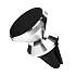 Держатель автомобильный - магнитный UN02 в дефлектор (silver/black)
