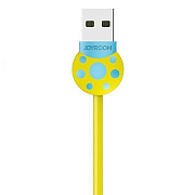Кабель USB - micro USB Joy Room S-L124 12W 120см 2,4A  (yellow/sky blue)