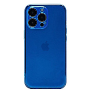 Чехол-накладка - SC344 для "Apple iPhone 13 Pro" (transparent/blue) (232040)