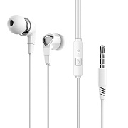Проводные наушники с микрофоном внутриканальные Borofone BM47 Dream Jack 3,5  (white)