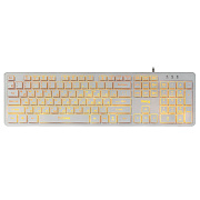 Клавиатура Dialog Katana-Multimedia KK-ML17U мембранная игровая с подсветкой USB (white)