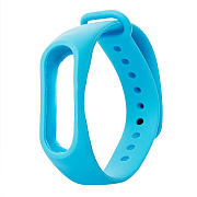 Ремешок - WB13 Xiaomi Mi Band 2 силикон на кнопке (регулируемый) (sky blue)