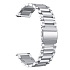 Ремешок - WB40 Металл блочный на застежке Универсальный 20мм (silver)