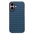Чехол-накладка Cellis SM009 POSH KEVLAR SafeMag для "Apple iPhone 16" (ocean blue) (241605)