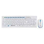 Беспроводной набор Skyline 895 мембранная клавиатура+мышь (white)