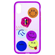 Чехол-накладка - PC046 для "Apple iPhone X/iPhone XS" 01 (violet)