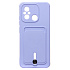 Чехол-накладка - SC304 с картхолдером для "Xiaomi Poco C55/Redmi 12C" (dark violet)