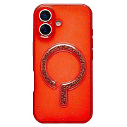Чехол-накладка - SM050 SafeMag для "Apple iPhone 16" (red)