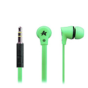 Проводные наушники внутриканальные RockBox HRBX-700+Box Jack 3,5  (green)