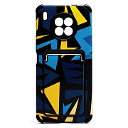 Чехол-накладка - SC284 с картхолдером для "Honor 50 Lite/nova 8i" (002) (multicolor)