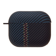 Чехол Luxo Creative для "Apple AirPods (3-го поколения)" (121) (black/blue) (231016)
