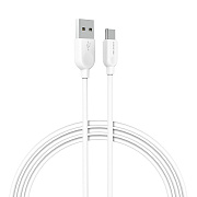 Кабель USB - Type-C Borofone BX14 18W 300см 3A  (white)