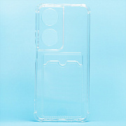 Чехол-накладка - SC278 с картхолдером для "Honor X7b 5G" (transparent)