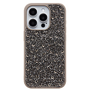 Чехол-накладка - PC096 POSH SHINE для "Apple iPhone 15 Pro" капли дождя (gray titanium) (237166)