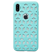 Чехол-накладка - PC022 для "Apple iPhone X/iPhone XS" (green)