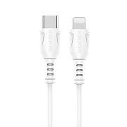 Кабель Type-C - Apple lightning Borofone BX51 12W 100см 2,4A  (white)