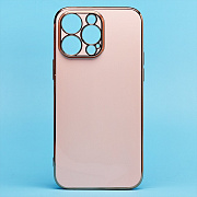 Чехол-накладка - SC301 для "Apple iPhone 14 Pro Max" (light pink)