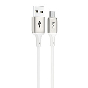 Кабель USB - micro USB Hoco X66 12W 100см 2,4A  (white)
