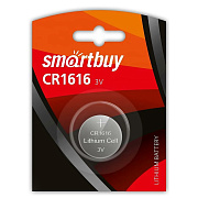 Элемент литиевый Smart Buy CR1616 (1-BL) (12/720)