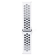 Ремешок - WB41 Sport N на кнопке Универсальный 22мм (white/black)