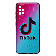 Чехол-накладка - SC220 для "Samsung SM-A515 Galaxy A51" (001) (pink/turquoise)