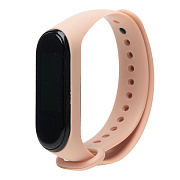 Ремешок - WB13 Xiaomi Mi Band 3/Mi Band 4 силикон на кнопке (регулируемый) (peach)