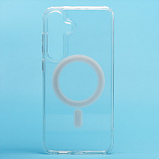 Чехол-накладка - SM006 SafeMag для "Samsung Galaxy S25+" (прозрачный)