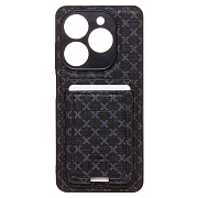 Чехол-накладка - SM022 c картхолдером для "TECNO Spark 20C" (black) (226753)