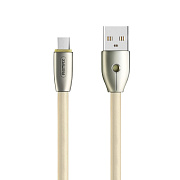 Кабель USB - micro USB Remax RC-043m Kinght  100см 2,1A  (gold)