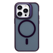 Чехол-накладка - SM026 SafeMag для "Apple iPhone 14 Pro" (dark violet) (232169)