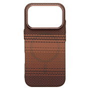 Чехол-накладка Luxo Creative PC для "Apple iPhone 17 Pro" (145 ) (brown/orange) (243449)