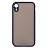 Чехол-накладка - PC041 для "Apple iPhone XR" (dark blue/black)