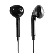 Проводные наушники с микрофоном вкладыши - MD827ZM Jack 3,5  (black)