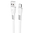 Кабель USB - micro USB Hoco X40 Noah Charging 12W 100см 2,4A  (white)