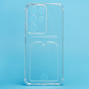 Чехол-накладка - SC276 с картхолдером для "Realme C83 5G/P4 Lite/Narzo 100 Lite" (transparent)