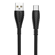 Кабель USB - Type-C Borofone BX38 Cool 15W 100см 3A  (black)