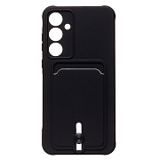 Чехол-накладка - SC304 с картхолдером для "Samsung Galaxy A55" (black) (228727)