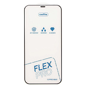Защитное стекло Full Screen Cellis Flex Pro для "Apple iPhone 12 Pro Max" (black) (236363)