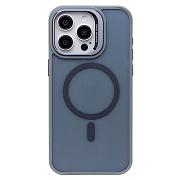 Чехол-накладка - SM026 SafeMag для "Apple iPhone 15 Pro Max" (gray) (232148)