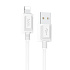 Кабель USB - Apple lightning Hoco X73 12W 100см 2,4A  (white)