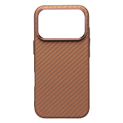 Чехол-накладка - MosBros (PC)  для "Apple iPhone 17 Pro" (J298) (brown)